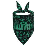 Green Personalized Pet Bandana Geometric Dog Birthday Bandana