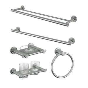 Quality Sustainable Stainless Steel Bathroom Set Luxury Washroom Decoration Bath Accessories wholesale