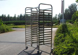 Quality Fast Food 0.7mm Ss304 Bakery Trolley With Trays wholesale