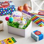 Die Cut Birthday 3 Pack Rigid Packaging Box Diagonal Striped