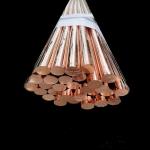 Water Tube Round Copper Bar C12000 C10200 for Solid Alloy Rod Thin Bright