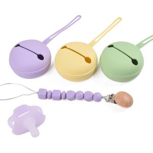 Quality Yellow Silicone Dummy Holder Silicone Dummy Clips Personalised wholesale