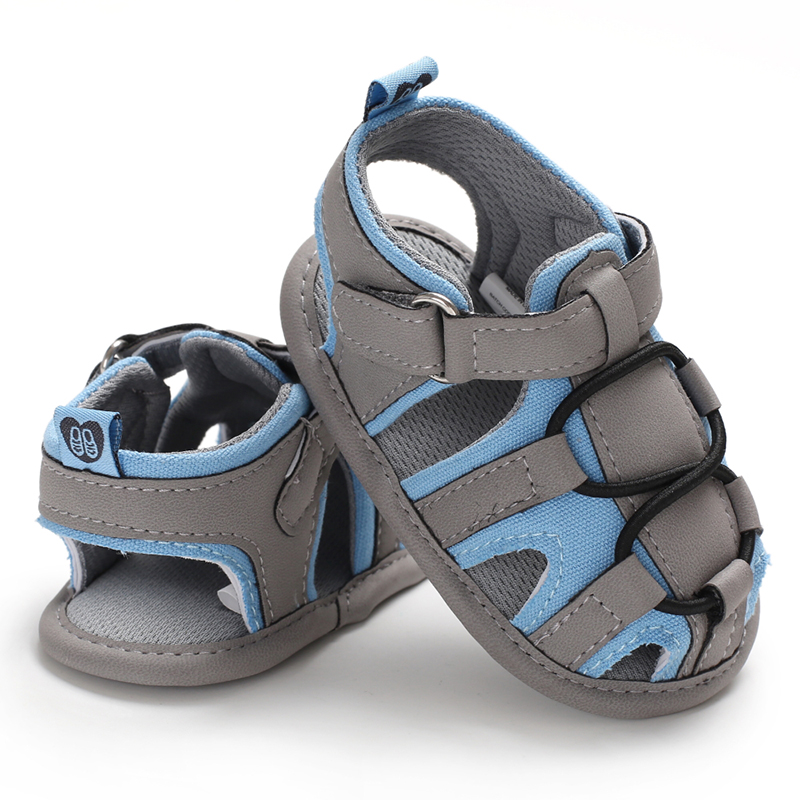New style Cotton fabric Soft sole Outdoor barefoot cool toddler boy baby sandals