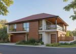 Luxury Prefab Houses 2 Storey Design Waterproof With 3 Bedrooms