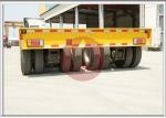 3 Line 6 Axle Heavy Duty Utility Trailer Low Bed 1.5m Steel Plate Solid