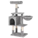 Contemporary Songmics Cat Tree Accessories Modern Looking Multilevel 110 Cm Tall