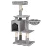 Buy cheap Contemporary Songmics Cat Tree Accessories Modern Looking Multilevel 110 Cm Tall from wholesalers