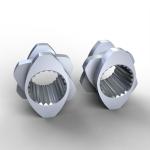 0.02Mm Tolerances Kneading Blcok 316L W6Mo5Cr4V2 Extruder Screw Parts