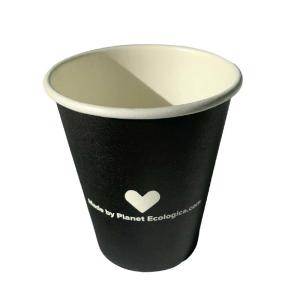 Quality PE Coated Single Wall Paper Cup Customized Coffee 8 Oz Paper Cup Lightweight wholesale
