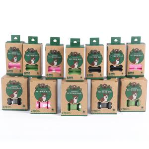Quality Eco Frendly EPI PE Biodegradable Dog Poop Bag 15 Microns 8 Rolls wholesale