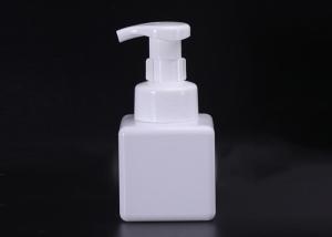 China 250ml Foam Pump Bottle Square 48mm Dia Luxury For Facial Cleanser Packaging on sale