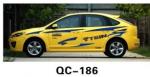 PVC Custom UV offset printing Car Body Sticker QC-186I
