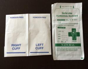 Quality Professional Sterile Examination Gloves / Long White Latex Gloves wholesale