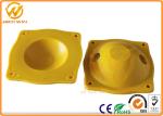 Plastic Reflective Road Studs Square Nylon One Hole Cat Eyes / Catseye Road Stud