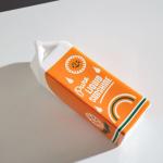 Small Unique Orange Fruit Ceramic Vase Perfect for Home Restaurant and Hotel