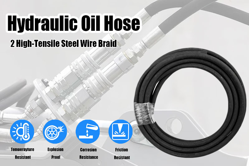 10-20mm Hydraulic Pipe Spiral Guard Custom Lengths Excellent Fatigue Resistance