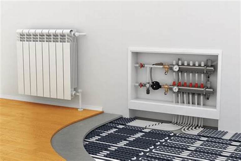 Village Houses Air Source Heat Pump Underfloor Heating CCC Standard