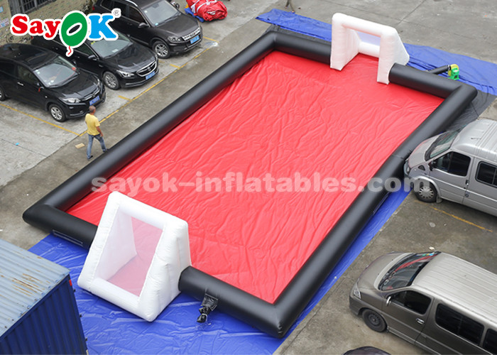 giant inflatable football 15*8m PVC Tarpaulin Inflatable Sports Games Inflatable Football Field