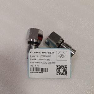 Quality Excavator Parts Grease Valve 81N6-14240 XKBN-01579 For R210-7 R220LC-7 R250LC-7 wholesale
