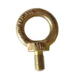 Drop Forged Steel Yellow Zinc JIS 1168 Heavy Duty Lifting Eye Bolt Customized