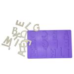 OEM Silicone Letter Cake Molds Fondant English Learning Alphabet Cake Mould