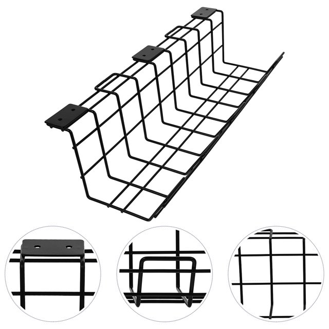 Hook Type Installation Desk Cable Organizer for 1mm Thickness Wire Cord Management