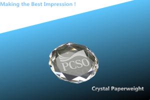 Quality CRYSTAL heart paperweight/beveled heart crystal paperweight/crystal circle paperweight wholesale