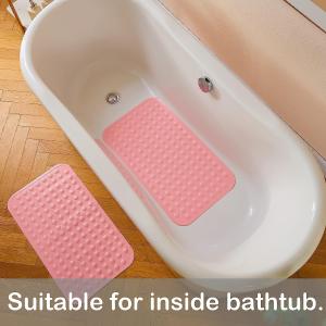 Quality Rectangular Nontoxic Silicone Shower Mat Foot Massage Odorless wholesale