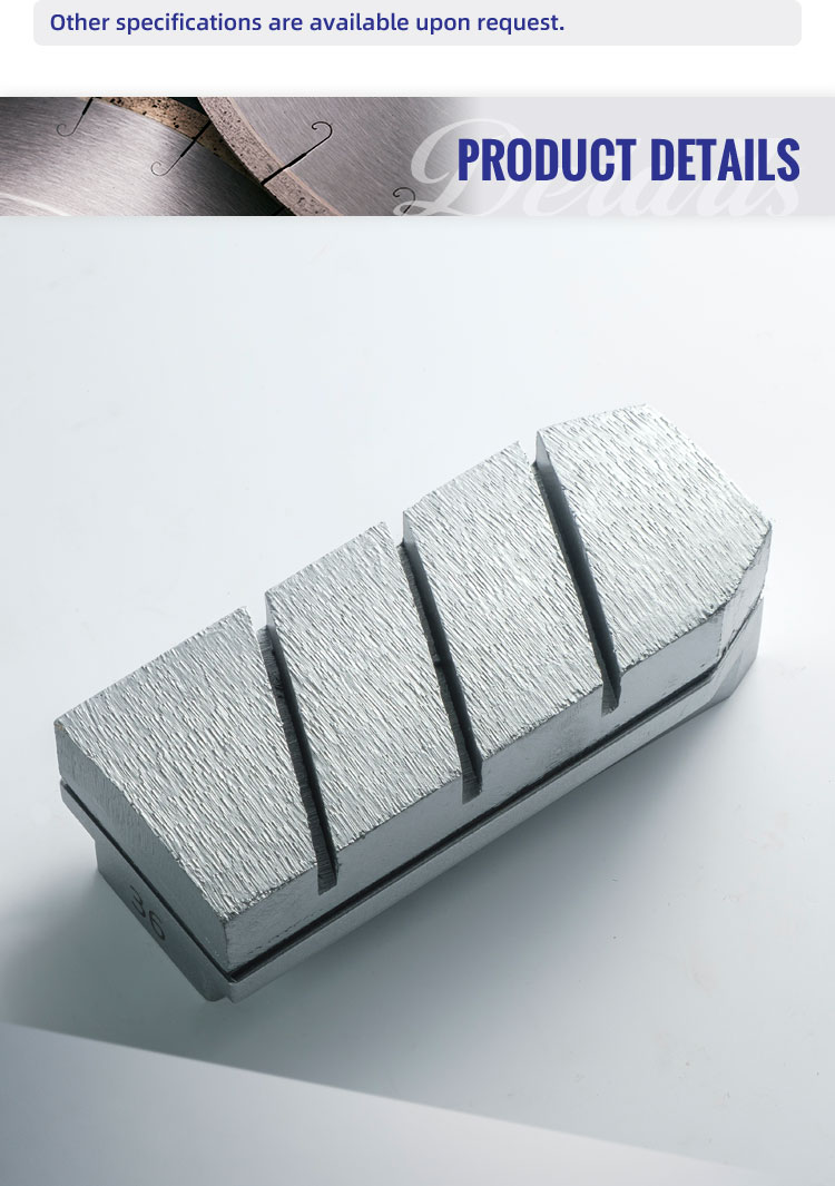 Diamond Fickert Metal Bond Abrasives for Stone Construction Tools Customized Support