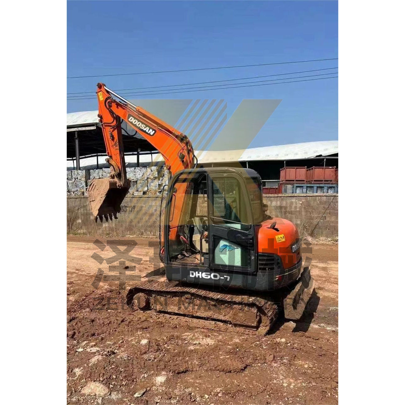 5500 KG Doosan60-7 DH55/DH60-7/80-7 DH60/DH60-7 Excavator with 0-2000 Working Hours