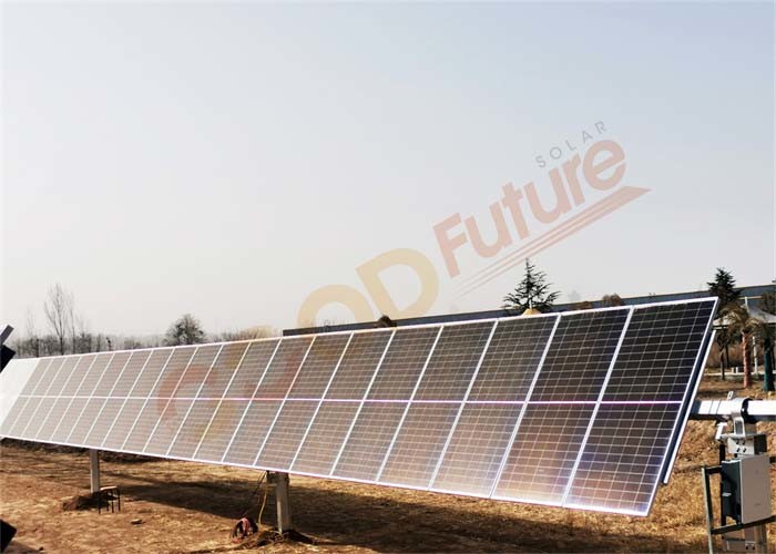 HWL Automatic Solar Tracker 90 Modules Single Axis Tracker