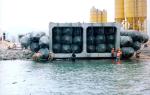 Black Inflatable Marine Shiping Launching Salvage Rubber Airbags