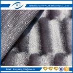 Anti - Slip Sofa Patterned Velvet Upholstery Fabric 28S/32S Density