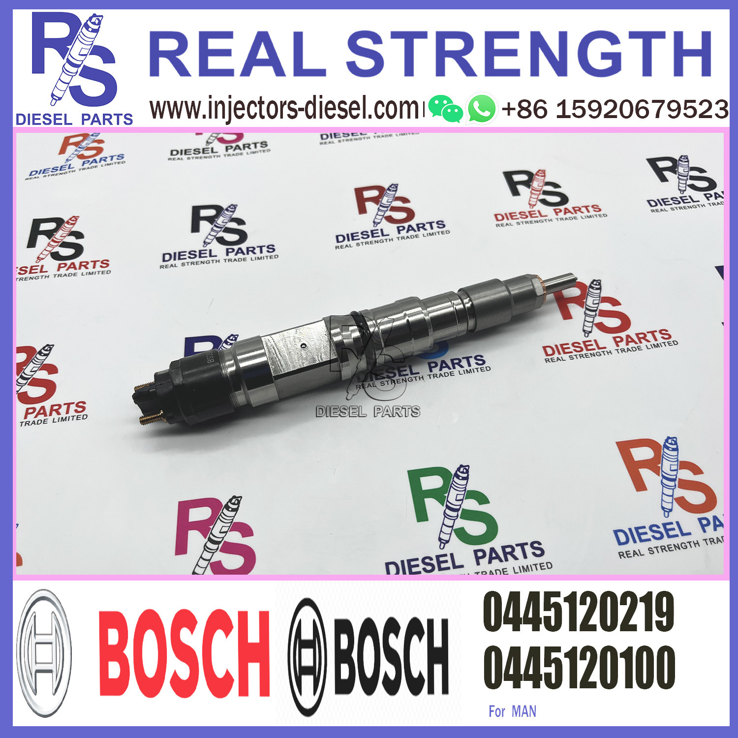 0445120219 04451-20219 Common Rail Diesel Injection System For Man 0 445 120 219