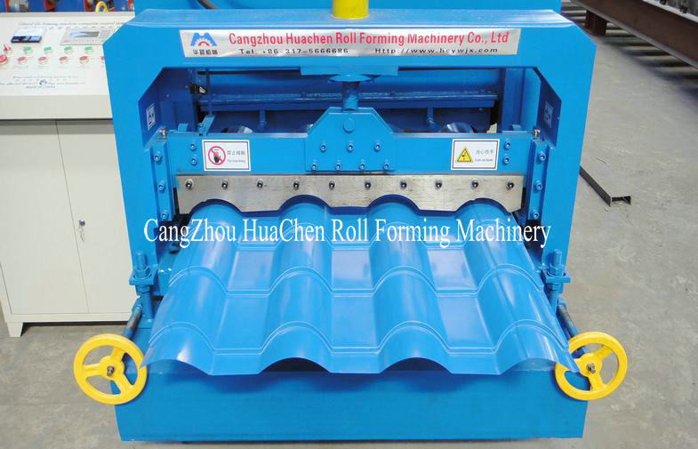 380V Power Hydraulic Arc Sheet Metal Roll Forming Machines 15 Roller Station For Africa
