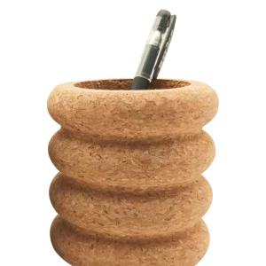 Quality Eco-Friendly Cork Pen Pot Pencil Stand Holder Office Stationery Desk Tidy wholesale