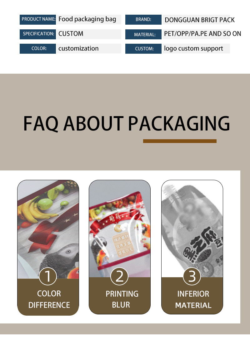 Self-Standing Zipper-Seal Food Packaging Bags For Convenient Storage And Portability