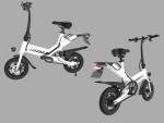 Brushless Motor 350w Folding Motorized Bicycle 12 Inch Lithium Battery Power
