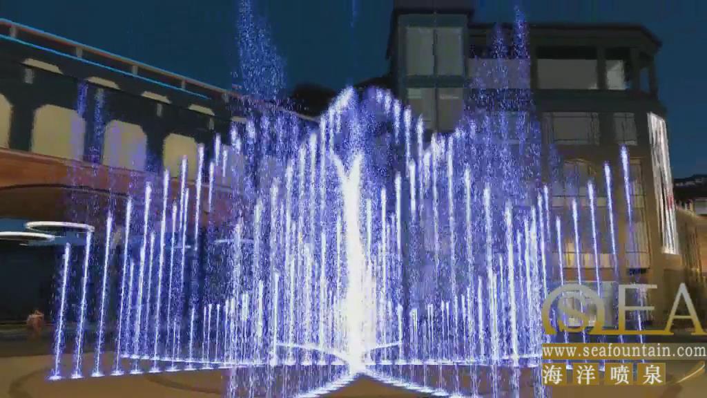 Custom Made Floor Fountains With Beautiful Video Stainless