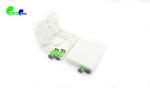 Wall Mount 2 / 4 Ports Fiber Face Plate Compact Fiber Termination Box For SC FC