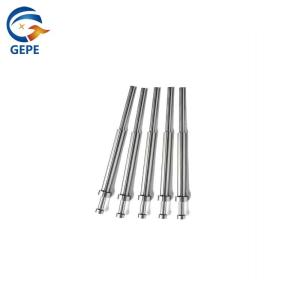 Quality Non Standard Metric Straight Ejector Sleeve / Ejector Pins SKD61 Nitrided Ejector Pins wholesale