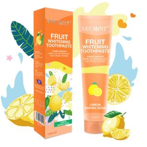 Quality VEC MINT Lemon Baking Soda Whitening Toothpaste wholesale