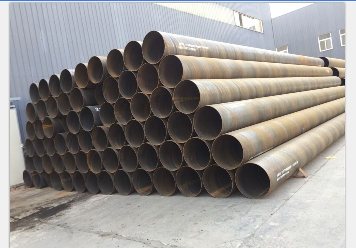 API 5L X52 X60 SSAW Welded Steel Pipe 60 Inch Underground Steel Pipe For Construction