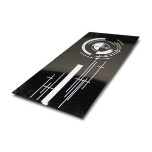 Quality 316 Mirror Polished PVD Coating Etched Stainless Steel Sheet For Elevator Door Panels wholesale