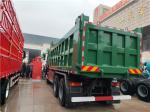 Green 10 Wheelers Heavy Duty Dump Truck With HW19710 Transmission