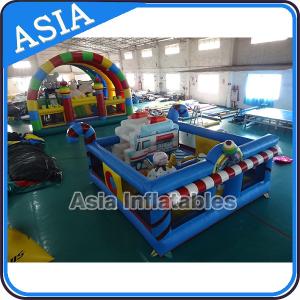 Quality 5ml Commercial Inflatable Bouncer Circus Bounce Playground Fun City wholesale