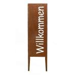 Corten Steel Metal Garden Ornaments Panel Stele