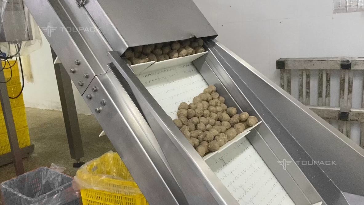 Waterproof Weigher Packing Machine Frozen Meat Ball 500g 1kg 5kg Weighing Food Packaging Machine