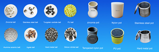 4L Micron Powder Mini Benchtop Ball Mill Semi Circle Round Lab 0.75KW