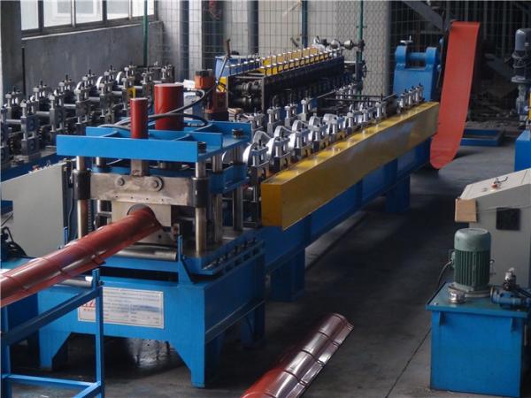 Press Step Metal Roof Forming Machine , Arch Sheet Roll Forming Machine 0.4-0